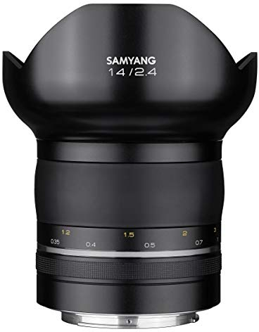 Samyang 8041 XP 14mm F2.4 Nikon F - manuelles Ultraweitwinkel Objektiv, 14 Festbrennweite für Vollformat & APS-C Kameras mit F Anschluss, ideal für Architektur und Nachtaufnahmen