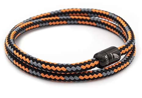 Wind Passion – Paracord Armband aus Seemannsgarn, Handgemacht & Geflochten | Segeltau für Herren, Surfer für Frauen | Ideale Partner Geschenke | Wasserfest