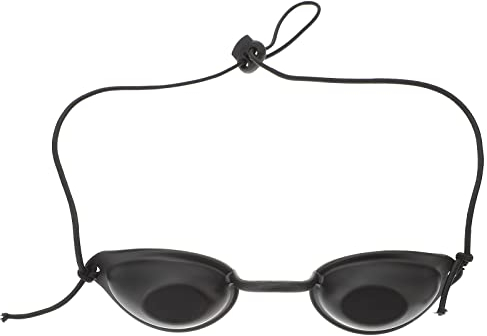 HEALLILY Augenschutz Schutzbrille Schutzbrille für LED-Lichttherapie IPL Haarentfernung UV-Schutz (schwarz)