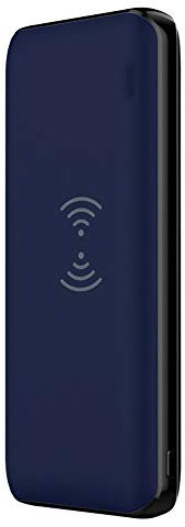 MYYING ELE Wireless Power Bank, 18000mAh 30W Fast Qi Wireless Charger with 4 Outputs Huge Capacity External Battery Pack Compatible Smartphone, Tablet Support PD, QC 3.0, Blue
