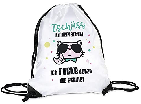 Schilderfeuerwehr Turnbeutel mit Foto und Text selbst gestalten für Mädchen Jungen Teenager Kinder Sportbeutel Turntasche Sporttasche Hipster Gym Bag Festival Rucksack