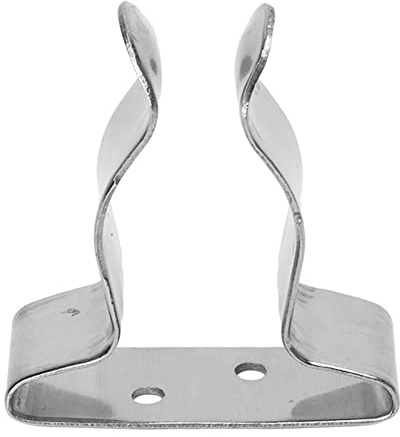 Edelstahl Bootshaken Federklemme Halterung Clip Vielseitiger Haken Federklemme Haken Bootshalter Halterung Clip Edelstahl Ruderhalter Clips Kopfende Für Boot, Wohnmobil, Zuhause, Marine