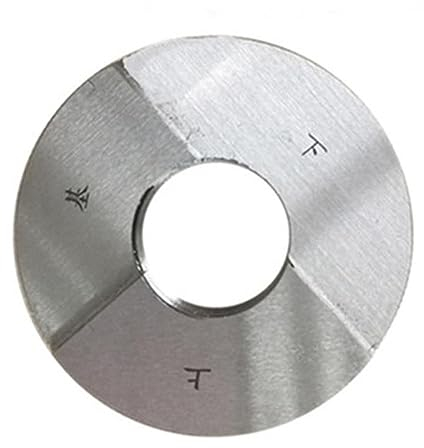 NURII Gewinde-Ringlehre for konische Rohre, 55-Grad-Messwerkzeug, Go-No-Go-Messgerät, R1/16–R6 Zoll (Size : R5 inch)