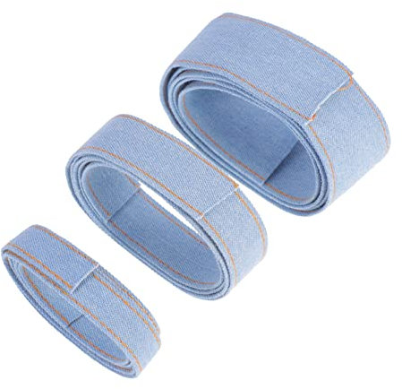Amosfun 3stücke Diy Haar Accessoires Material Handgefertigtes Schleifenband Haarnadel Zubehör Jeansband Zum Basteln Für Haarschmuck Und Kleidung