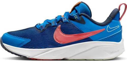 Nike Star Runner 4 Nn Lil (PS), Zapatos Bajos, Lt Photo Blue Adobe Summit White, 28 EU