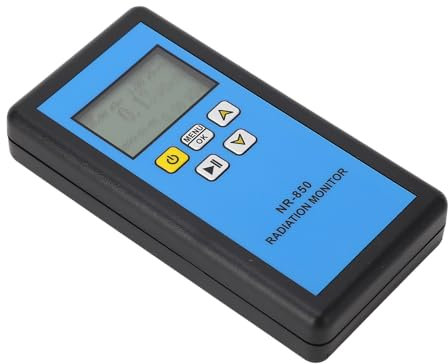 Strålningsmonitor, Handhållen Stråldosimeter Geigerräknare X γ β Strålningsdetektor LCD-skärm med Intelligent Larm, Geigerräknare