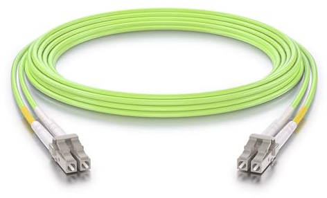 10Gtek Fiber Patch Cable - LC to LC OM5 10Gb/Gigabit Multi-Mode Jumper Duplex 50/125μm LSZH Fiber Optic Cord for SFP Transceiver, Green, 20-Meter(65.6-ft)