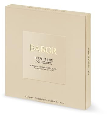 BABOR Ampuller presentset, 14-dagars intensiv ampullkur, fukt, regenerering och anti-åldrande för en strålande hy, skönhetsset, Perfect Skin Collection