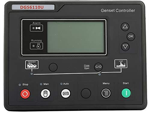 Modulo Controller del Generatore Elettronico DGS6110U, Funzione AMF, Display LCD, Lingue, Monitoraggio 'alimentazione, Controllo Automatico della Commutazione, Test di