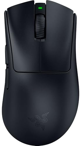 Razer DeathAdder V4 Pro Wireless Gaming Mouse: 56g Lightweight - HyperSpeed Wireless Gen-2 - Optical Scroll Wheel - Optical Switches Gen-4 - Focus Pro 45K Sensor Gen-2 - Up to 150 Hr Battery - Black