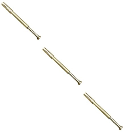 SHERCHPRY 3 Piezas palo de moxibustión masaje muscular cálido calefacción músculo Gancho palo de fumigacion moxas masajeador de cuerpo varilla de moxibustión cuerpo moxas palo latón Dorado