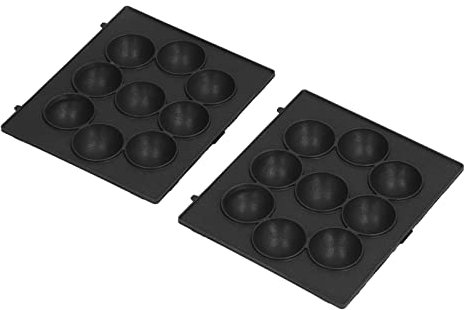 Tnfeeon Non Stick Coating, 9 Hole Meatball Baking Pan, Stainless Steel Dishwasher Safe Bake Tray with Handle, for Meatballs, Cupcakes, Muffins