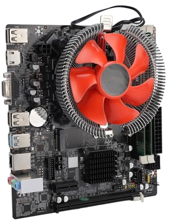 Plyisty Carte Mère 2 Canaux pour Processeur I5 4570, 8 Go de Mémoire DDR3, Interface M.2 Haute Vitesse, Emplacement pour Carte Graphique PCI E 16X