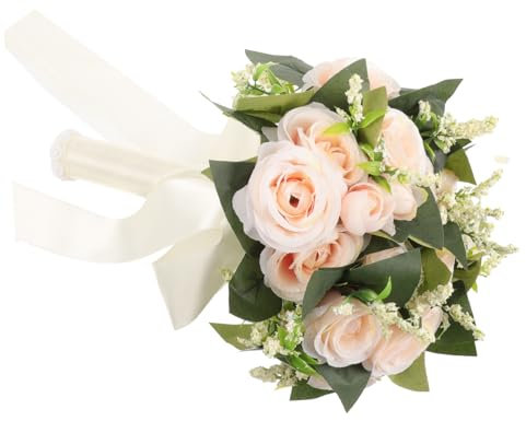VICASKY Bouquet Sposa Artificiale con per Decorazioni Matrimonio Accessorio Versatile per Cerimonie e Casa Resistente e Facile da Colore