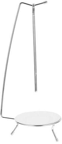 Sosoport Soporte para Brochetas Gancho Único y Dos Agujas Afiladas, Accesorio para Barbacoa y Parrilla, Práctico para Cocinar Kebabs En Camping y Picnics
