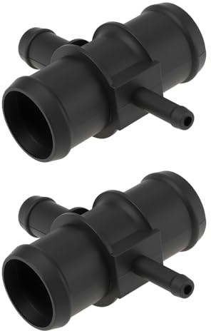 eMagTech 2 pezzi tubo flangia refrigerante 1K0121087E compatibile con Audi A3 1.6 E-Power 2003-2013