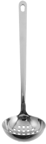 Garneck Louche Égouttoir Inox 304 Cuillère À Fentes À Long Manche 11.26 in Ustensile De Service Pour Soupe Fondue Nouilles Usage Domestique Et Commercial
