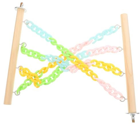 Mobestech Altalena Per Petauri Dello Zucchero Catena Di Arrampicata, Giocattolo Sospeso e Decorazione Per Gabbia Piccoli Animali, Area Di Riposo Confortevole, Facile Da Pulire e Installare