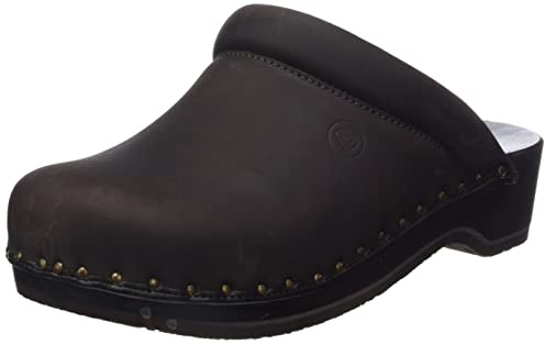 Berkemann Soft-Toeffler unisex vuxna träskor, Brun mörkbrun - 41.5 EU