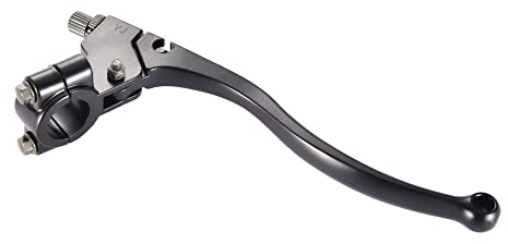 GOOFIT 7/8 '' 22mm Palanca de Freno Cilindro Delantero Derecho Embrague Hidraulico Moto reemplazo para 150cc 200cc 250cc ATV Pit Pocket Bike Motocross Scooter Negro