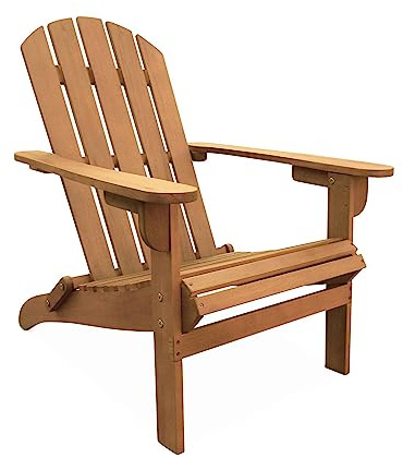 sweeek-Sillón de jardín de Madera Madera - 88.5x69x90 cm