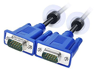 LFHUKEJI VGA, VGA-VGA standard 15-pin VGA maschio a VGA maschio, 3 + 6 5 metri