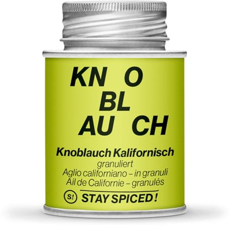 STAY SPICED! Knoblauchgranulat kalifornisch | Premium Reingewürz, 90 g