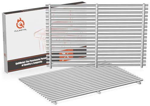 9 mm 47,62 cm grillgaller för Weber Genesis II 300, 304 rostfritt stål 66095