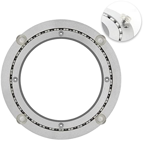 Aluminium Drehkranz Drehlager Drehscheibe 300 400 600 800mm, Lazy Susan Drehteller Anti-Rost Schwerlast Kugellager Drehbar, Tv Drehteller Für Fernseher Drehbeschlag ( Size : 10 inches (250mm) )