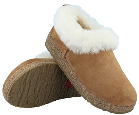HAFLINGER Lammfellclog Iceland Filzpantoffel Hausschuh