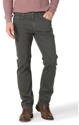 Wrangler Authentics Men's Slim Fit Straight Leg Jean, Anthracite, 36W x 34L