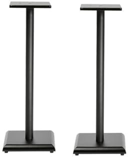Högtalarställ, Surround Sound-ställ for hemmabio, Högtalarställ i golv i metall, Lätt att montera, Lämplig for hem, kontor, teater(60cm)