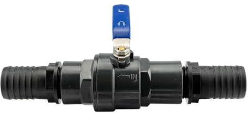 Adjustable Flow Control Valve for Pond Water Pumps, Filters & Fountains – Compatible with 32mm Corrugated Pipe for Efficient Water Flow Management (32mm)