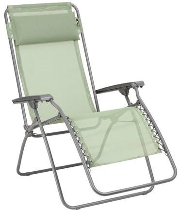 Lafuma MOBILIER - Zero-Gravity-Relaxliege-Garten - RT 2 - Batyline® Iso - Grün Moss LFM4019_8557-5 Jahre Garantie | Hergestellt in Frankreich. Grün. Leicht und faltbar für einfachen Transport. UV- und regenfest