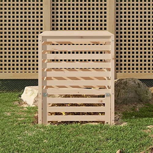 Home & Garden,Lawn & Garden,Gardening,Composting,Composters,Composter 82.5x82.5x99.5 cm Solid Wood Pine