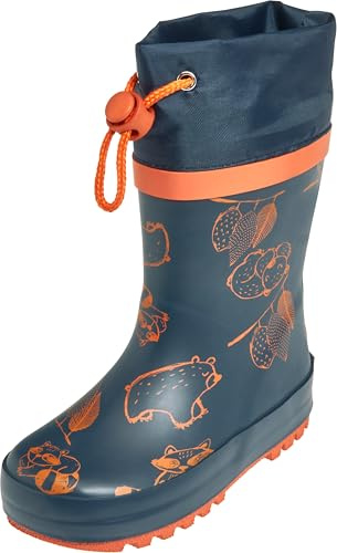 Playshoes Bottes de pluie en caoutchouc, motif ours, taille 25 EU, Ours, 25 EU