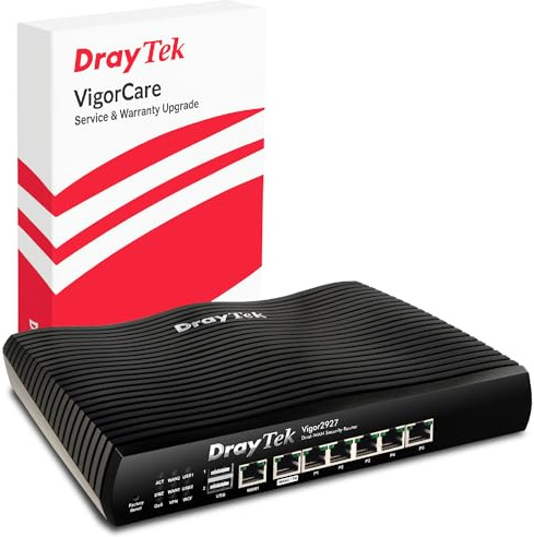 DrayTek Vigor V2927 Dual WAN Router, Firewall & VPN, 5 Year Warranty