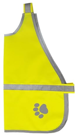 Pet Reflective Vest Waterproof High Visibility Night Dog Clothing Fluorescent Dog Coat Pet Jacket Safety Hunting Adjustable Strap Soft Padding For Small Medium Large Dogs Outdoor Activities