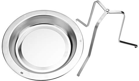 Acouto Portable Stainless Steel Chicken Roaster Rack, Easy Assembly Chicken Holder for Roasting Duck, Ideal BBQ Tool for Medium Size Goose