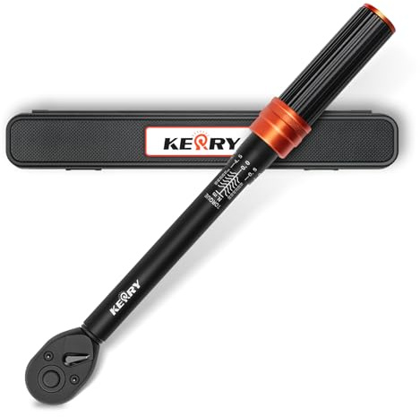 Kerry Drehmomentschlüssel 3/8 Zoll, 5–60 Nm, 72 Zähne, ±3%