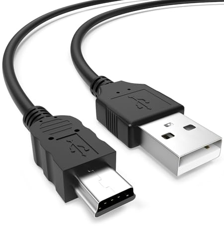 Mini USB Cable for Canon Cameras IFC-400PCU/200U/500U USB Interface Cable | Replacement for Canon Digital SLR EOS/Rebel,PowerShot A/D/E/ELPH/G/Pro/S/SX,Vixia GX/HF/HG/HR/HV,Camcorders-3.3Ft
