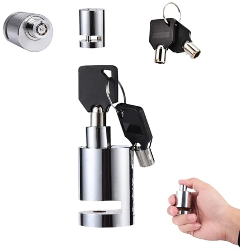 Motorcycle and Bicycle Anti-Theft Disc Brake Lock, Lock Bike Disc Brake Lock -Theft Steel Zinc High Security Metal Motorcycle Bicycle Lock, Water Resistant Rust, for Bicycles Motorbikes (1pcs)