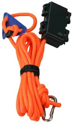 Vibsky Beleuchtetes Zelt-Abspannseil, 5 m, für Outdoor-Camping, Wetter, LED-Überdachungsseil mit 72 Stunden Akkulaufzeit, reflektierende Linie mit 6 mm Durchmesser