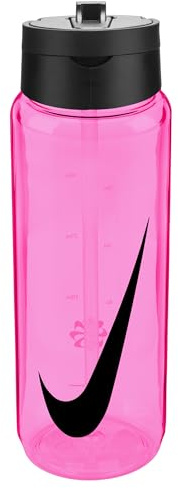 Nike Unisex TR Renew Recharge Straw Botella de Agua Pink Spell/Black/Black 709 ml