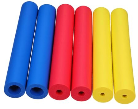 FLCPJGV 6 Pezzi Tubo Impugnatura Schiuma Manicotto, Lungo 20 Cm, Diametro di 3 Cm, Copertura Impugnatura Antiscivolo per Utensili, Penne, Posate, Uncinetto E Altri Strumenti, 6 Pezzi