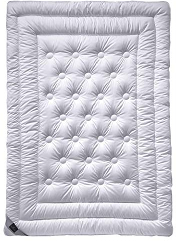 Billerbeck Bettdecke Meisterklasse – ca. 155 x 200 cm – Winterdecke – warme Decke für den Winter – aus Schafschurwolle