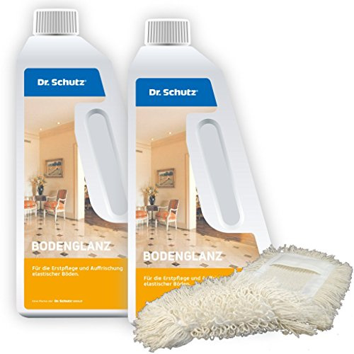 Dr. Schutz 2X Bodenglanz (750 ml) inkl. Wischmopp