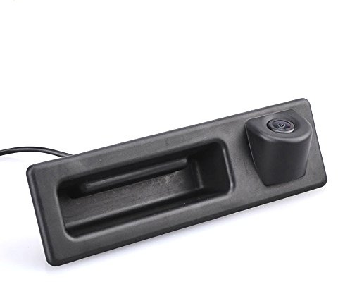 Kalakass Cámara Reversible del vehículo de 170 ° integrada en Caso maneja la cámara de Marcha atrás Que invierte para X1 X3 X4 X5 F30 F31 F34 F07 F10 F11 F25 F26 E84