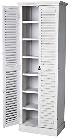 Unbekannt Schuhschrank Weiss Dielenschrank Schuhregal Garderobenschrank 180cm Flur Landhausstil mxa059 Palazzo Exklusiv