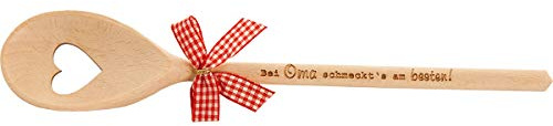 Spruchreif | Kochlöffel aus Holz mit Gravur – Holzkochlöffel als Küchenhelfer & Küchendeko | Perfekte Geschenkidee für Mama, Oma & Kochliebhaber
